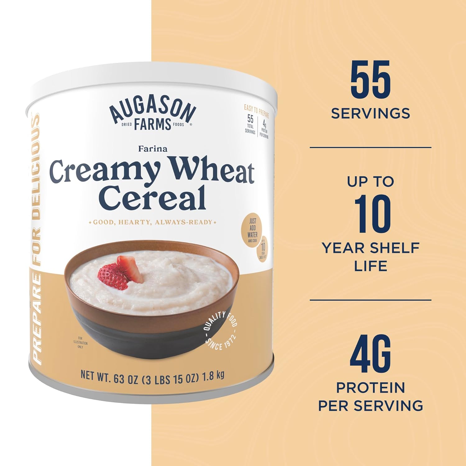 creamy wheat cereal emergency food supply creamy wheat cereal emergency food supply