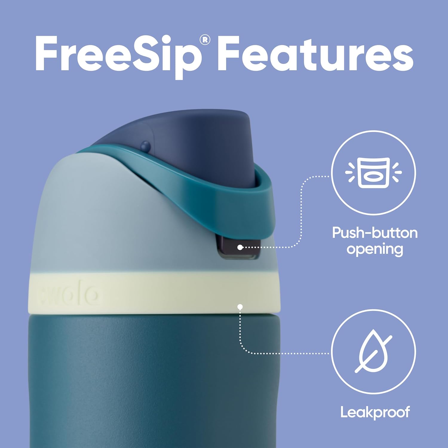 owala freesip 24 oz insulated water bottle with straw – denim owala freesip 24 oz insulated water bottle with straw – denim
