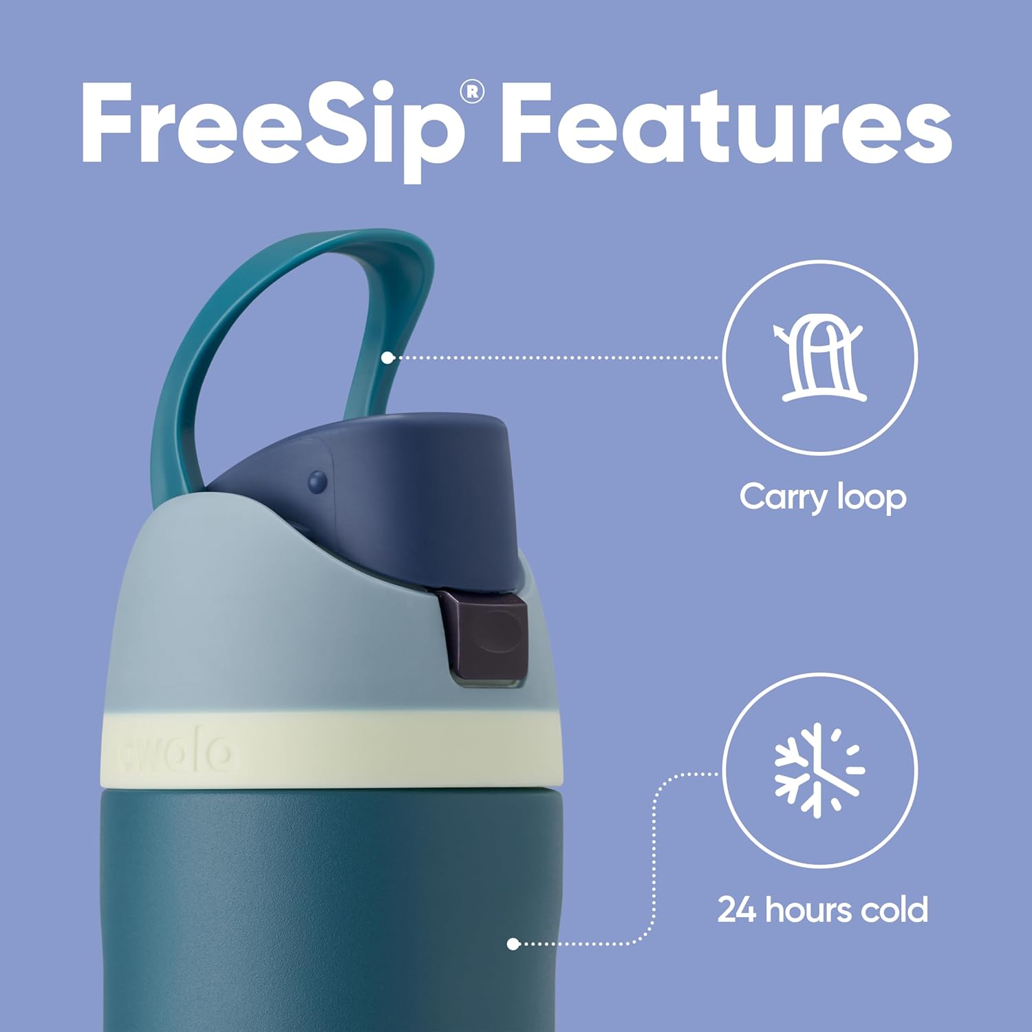 owala freesip 24 oz insulated water bottle with straw – denim owala freesip 24 oz insulated water bottle with straw – denim
