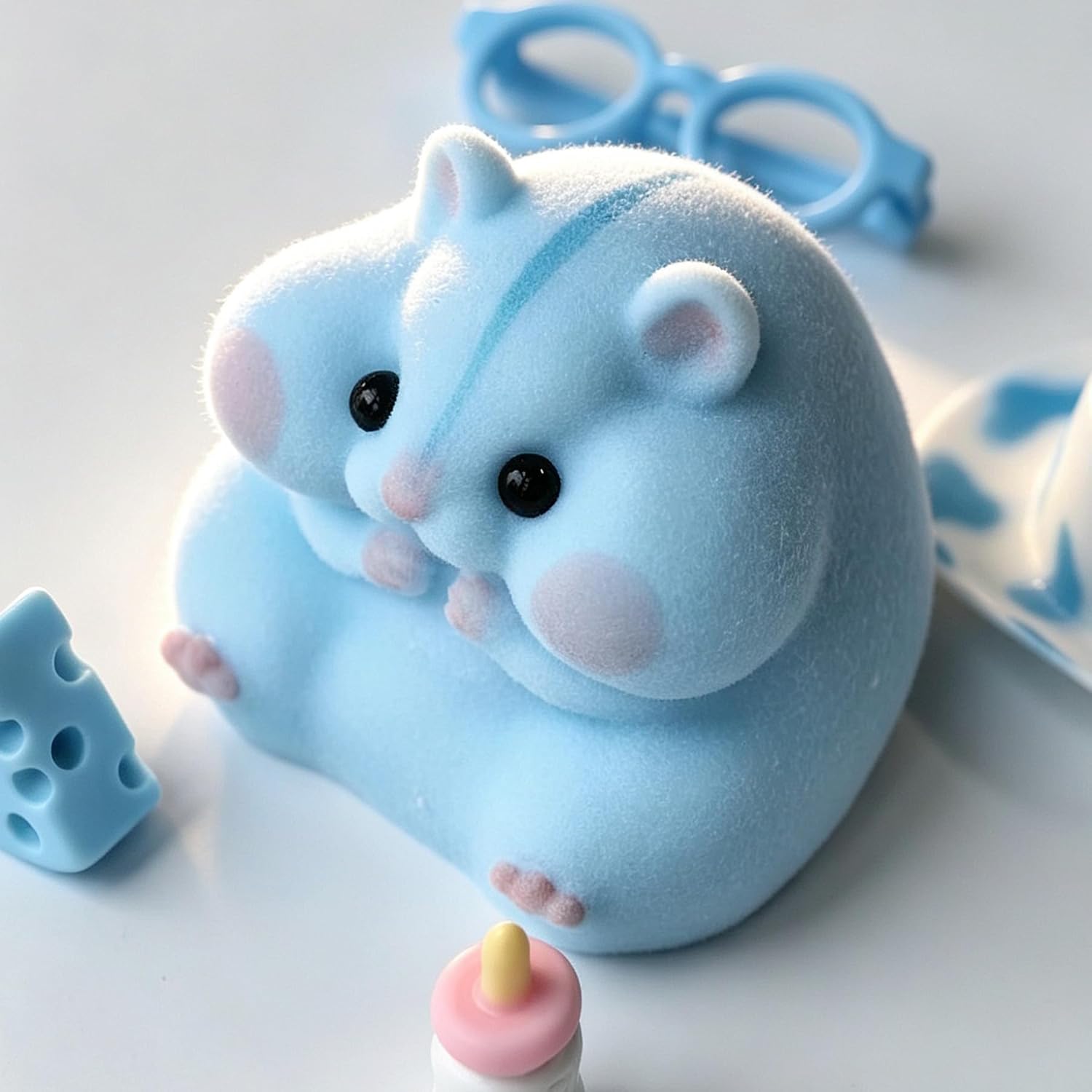 handmade squishy hamster fidget toy – soft silicone stress relief (blue) handmade squishy hamster fidget toy – soft silicone stress relief (blue)