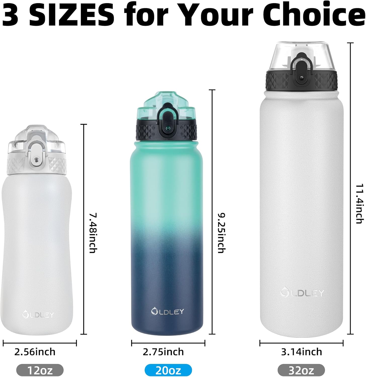 oldley 20oz insulated stainless steel water bottle oldley 20oz insulated stainless steel water bottle