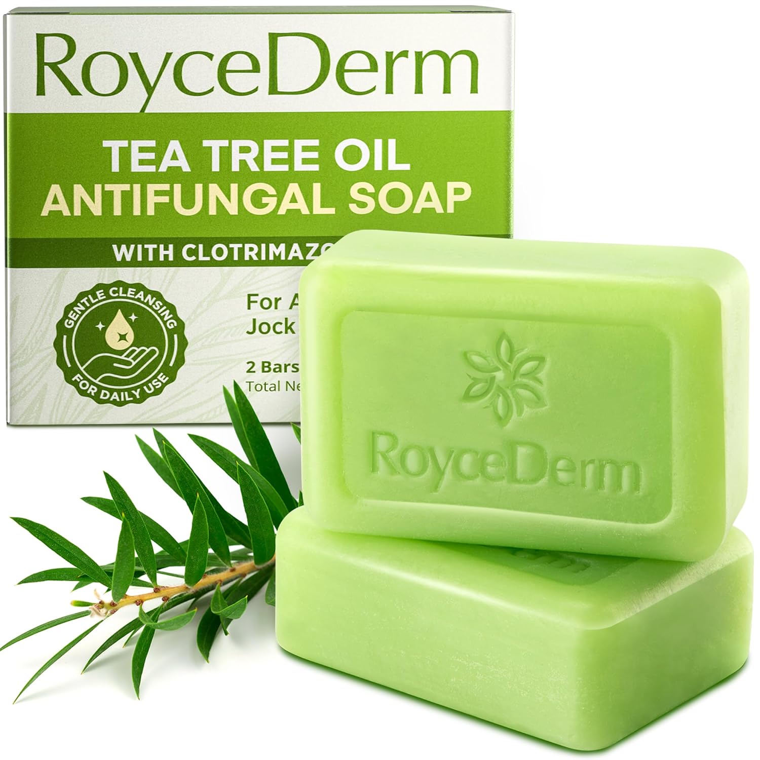roycederm antifungal tea tree bar soap – clotrimazole 1% roycederm antifungal tea tree bar soap – clotrimazole 1%