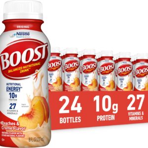 Home boost original nutritional drink – peaches & creme, 8 fl oz (24 pack)